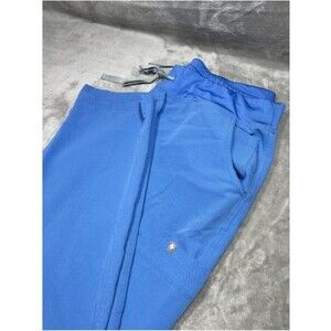 Figs Scrub Pants Women XL Blue Straight Drawstring Technical Collection
